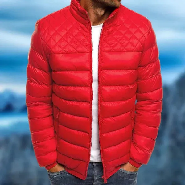 Padded wind- and waterproof jacket for men - josef