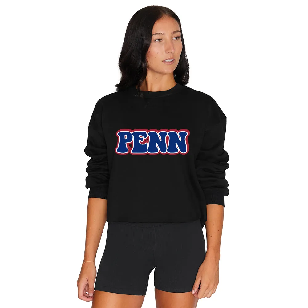 Penn Black Crewneck