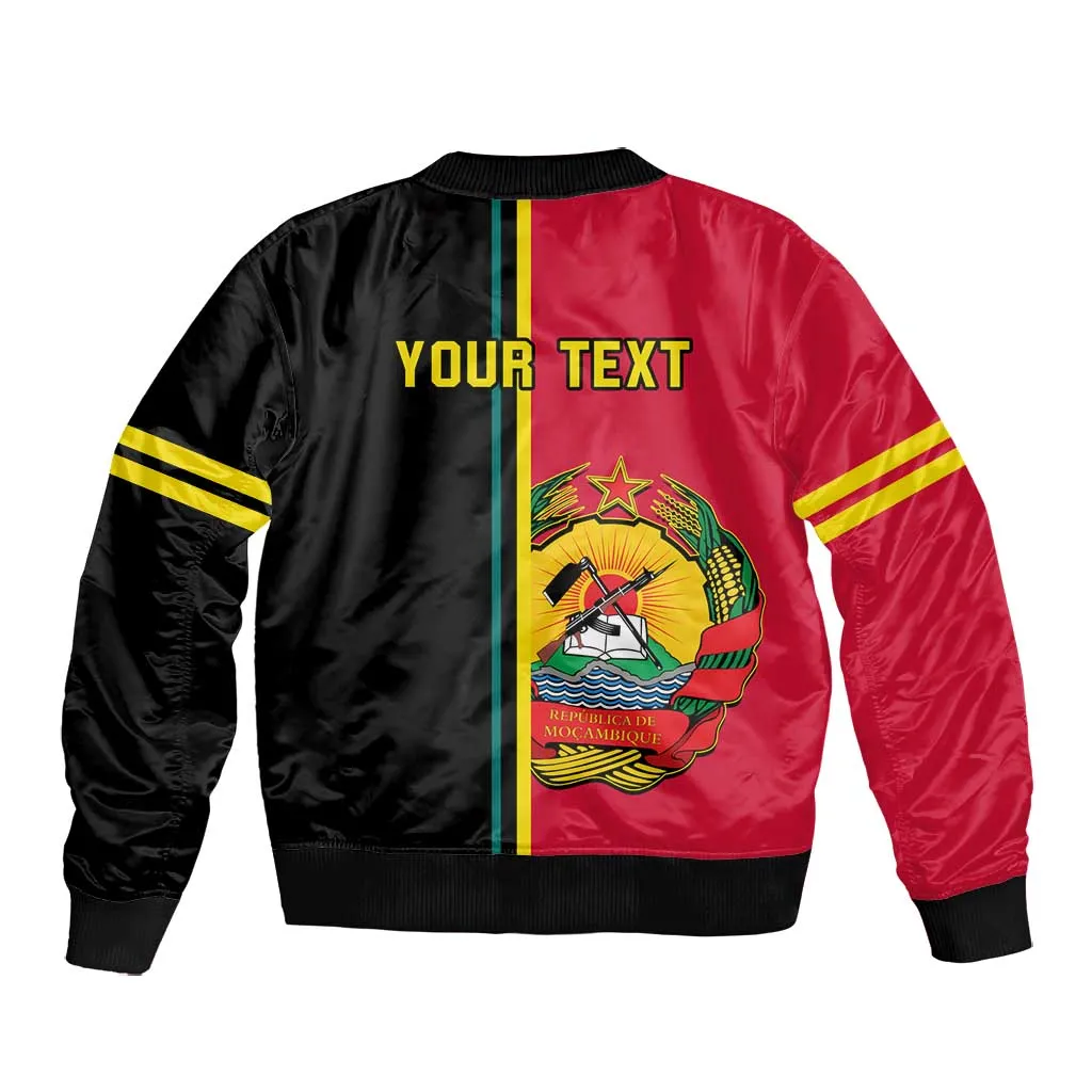 Personalised Mozambique Bomber Jacket Muzambhiki Coat Of Arms LT14