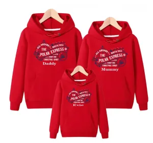 Personalised Polar Express Hoodies