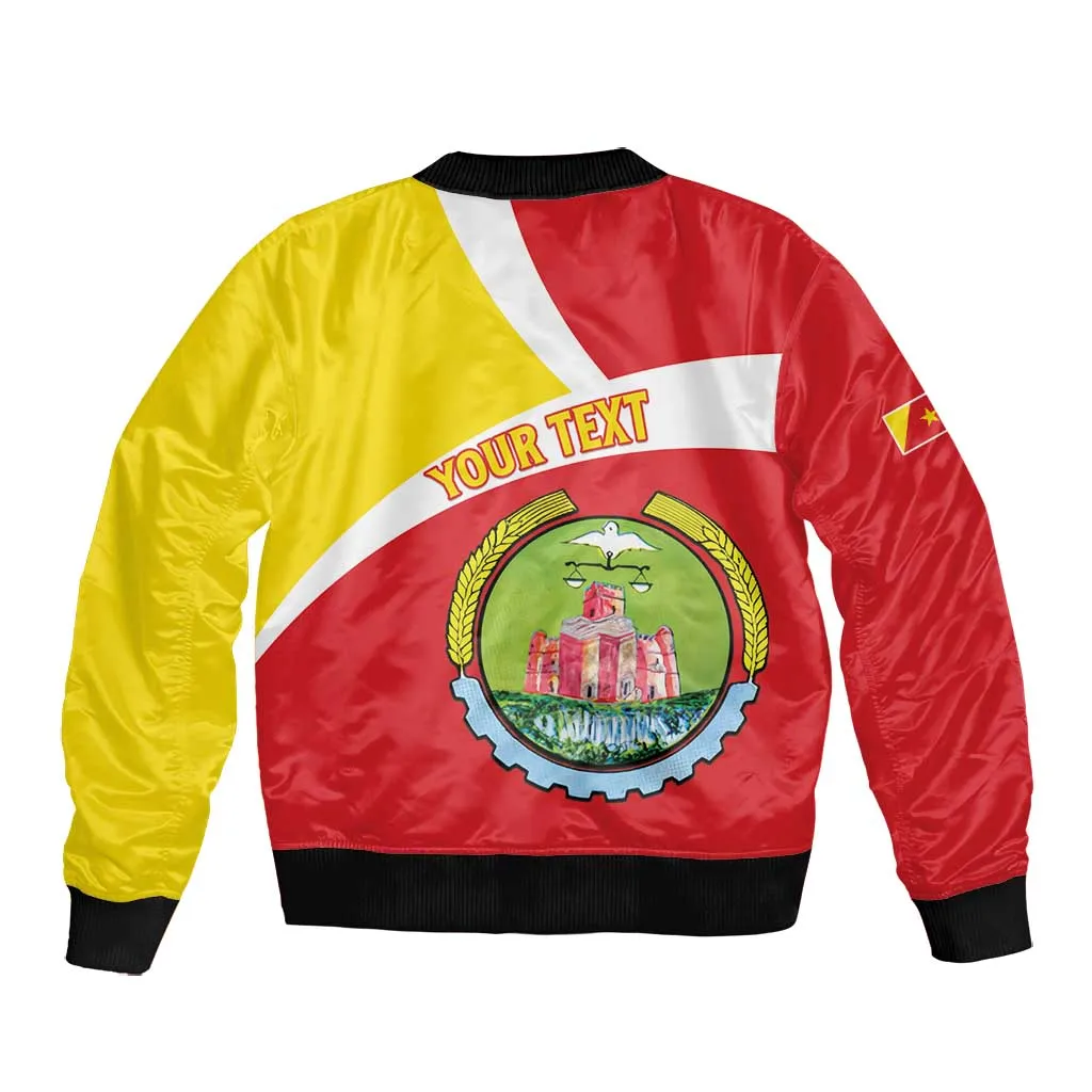 Personalized Amhara Region Bomber Jacket Coat Of Arms With Amhara Map LT15