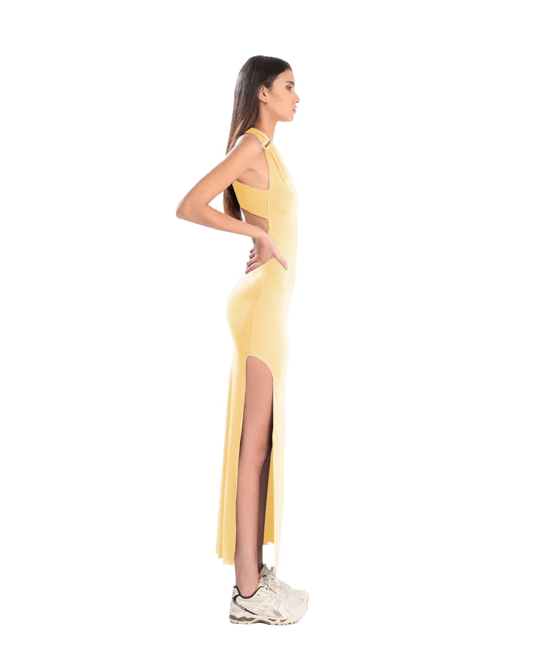 Piercing Dress Double Cream