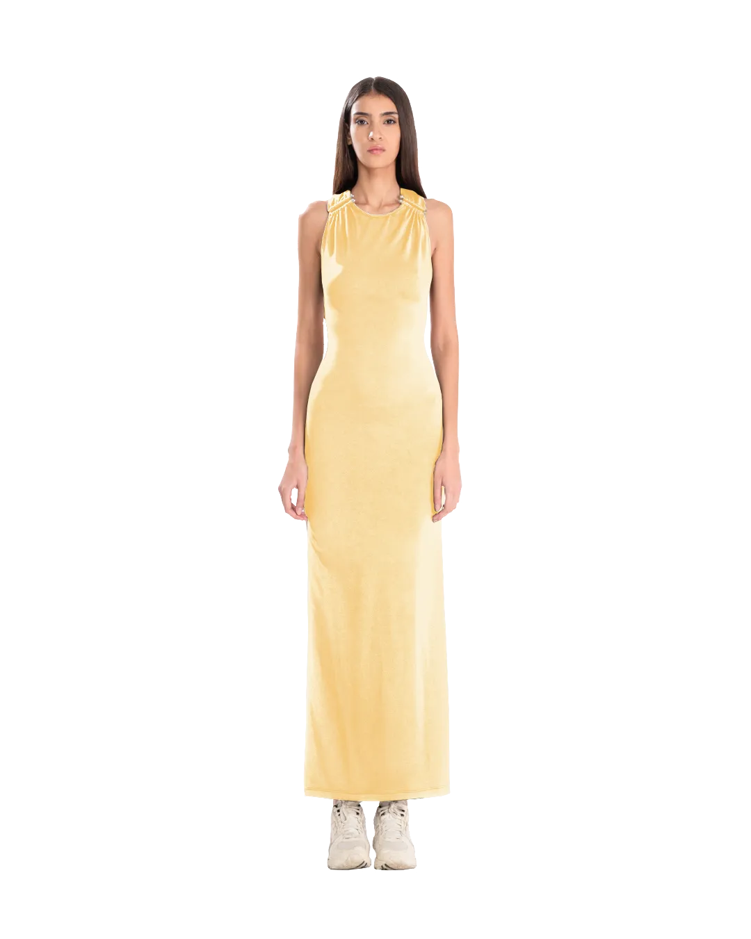 Piercing Dress Double Cream