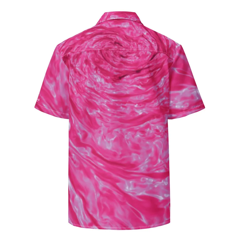 Pink Astrophysics Button Shirt