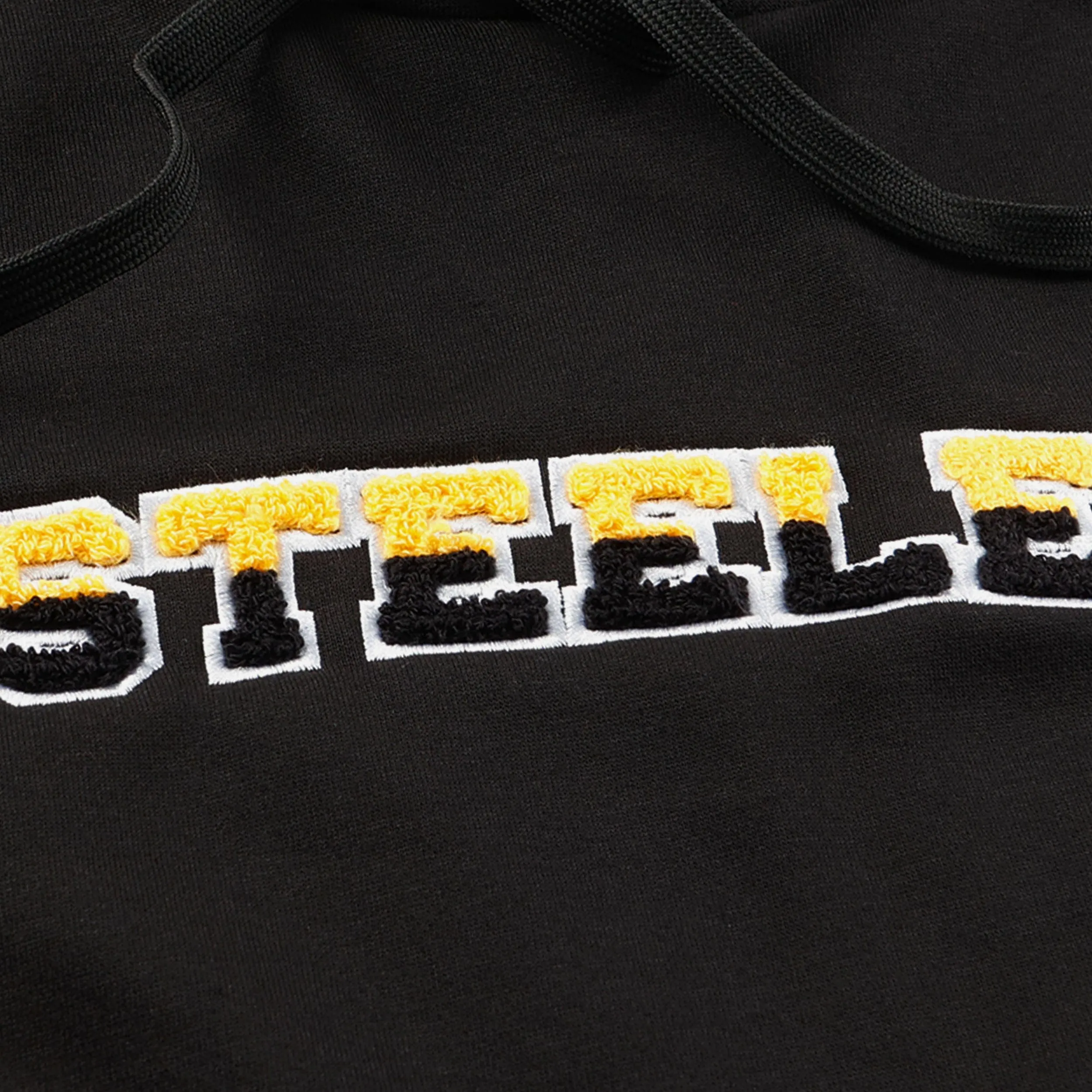 Pittsburgh Steelers Womens Cropped Chenille Hoodie