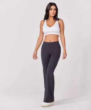 Ponte Flared Dark Grey Pant