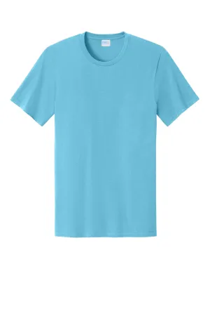 Port & Company Easy Cotton Tee PC43 Aquatic Blue