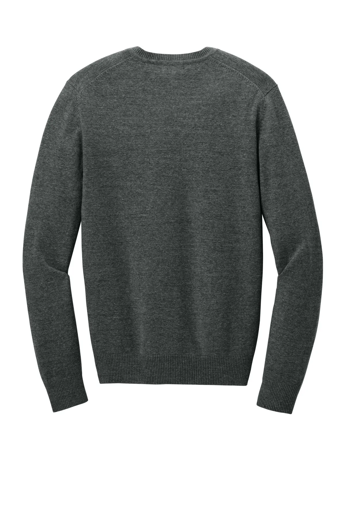 Port Authority Easy Care V-Neck Sweater SW2850 Charcoal Heather