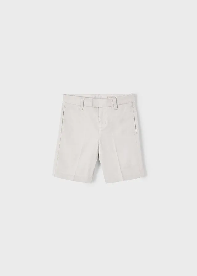 Pre-Order Mayoral 3104 Pearl Polo Shirt and Mayoral 3219 Slim Shorts