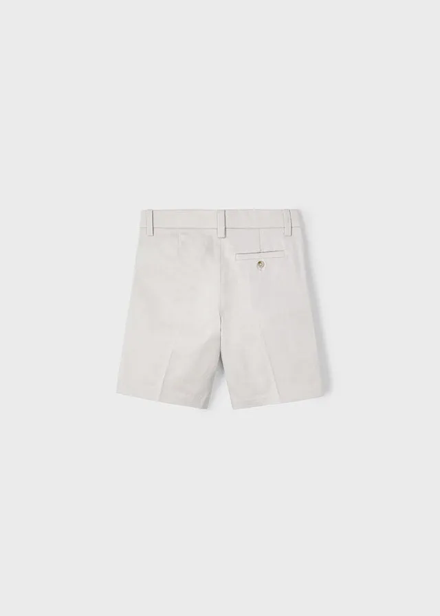 Pre-Order Mayoral 3104 Pearl Polo Shirt and Mayoral 3219 Slim Shorts