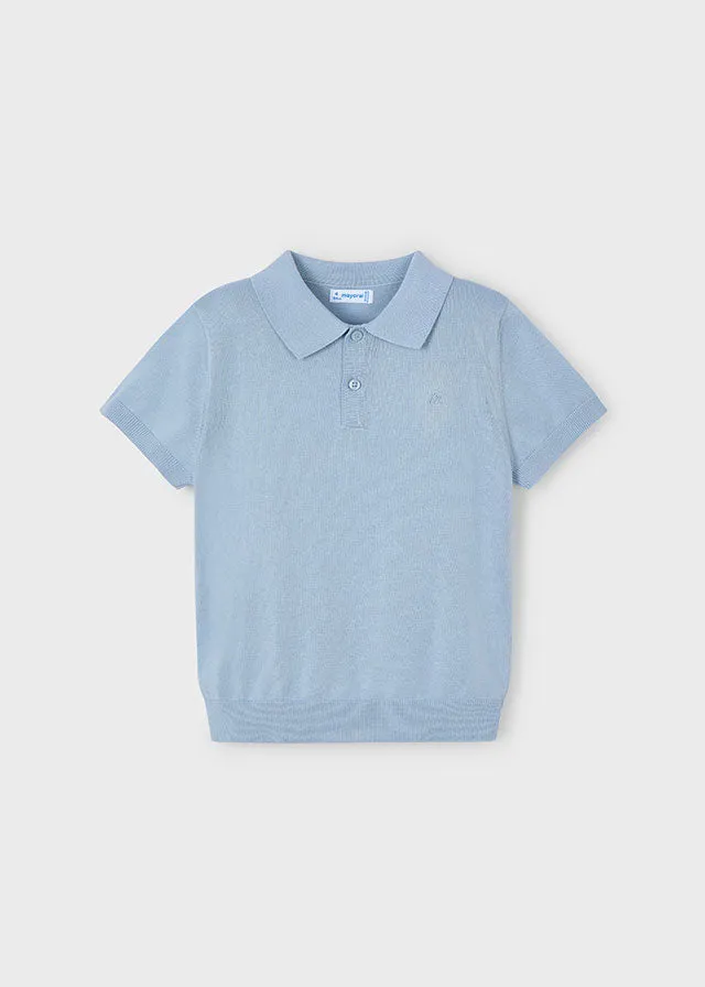 Pre-Order Mayoral 3104 Pearl Polo Shirt and Mayoral 3219 Slim Shorts