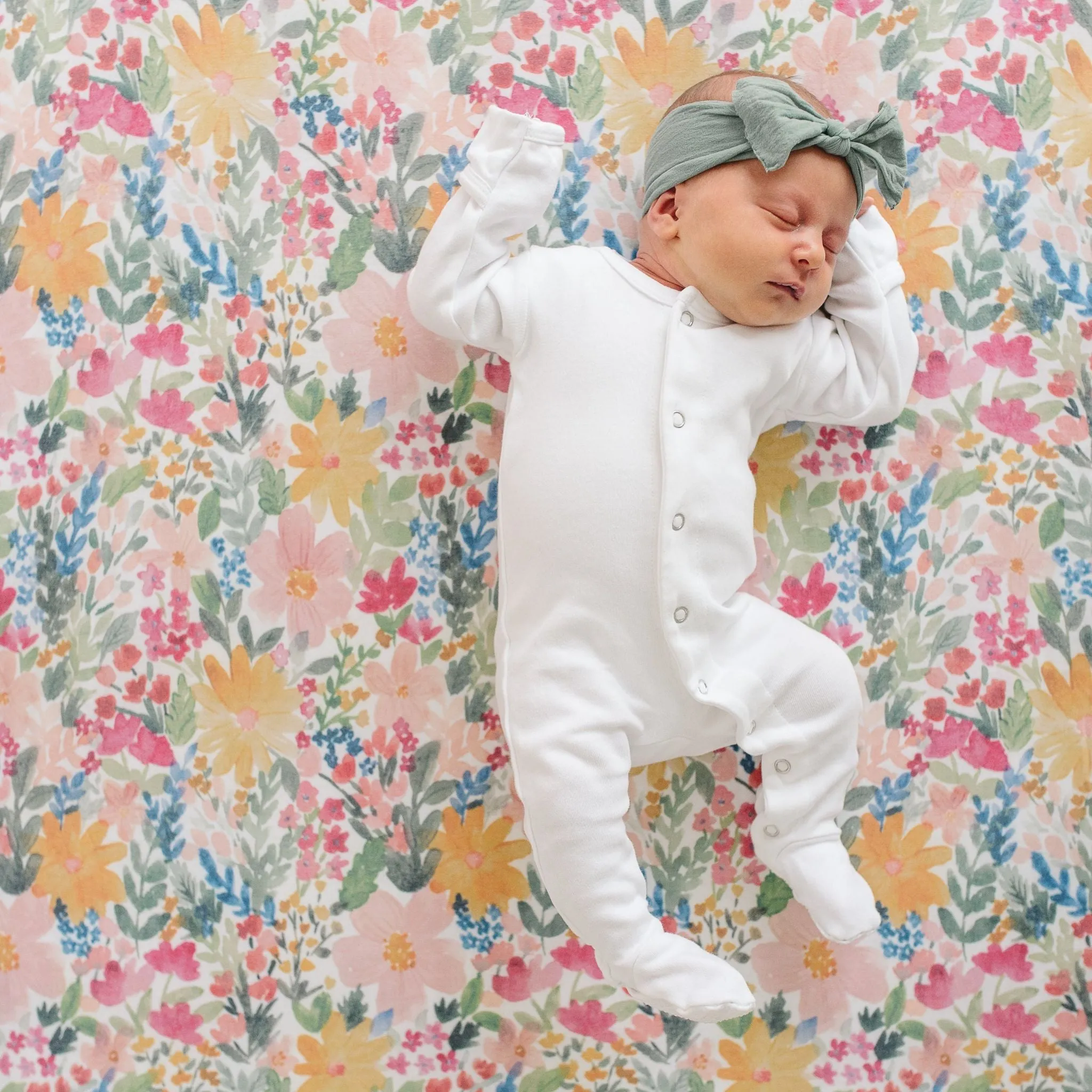 Premium Knit Fitted Crib Sheet - Lark