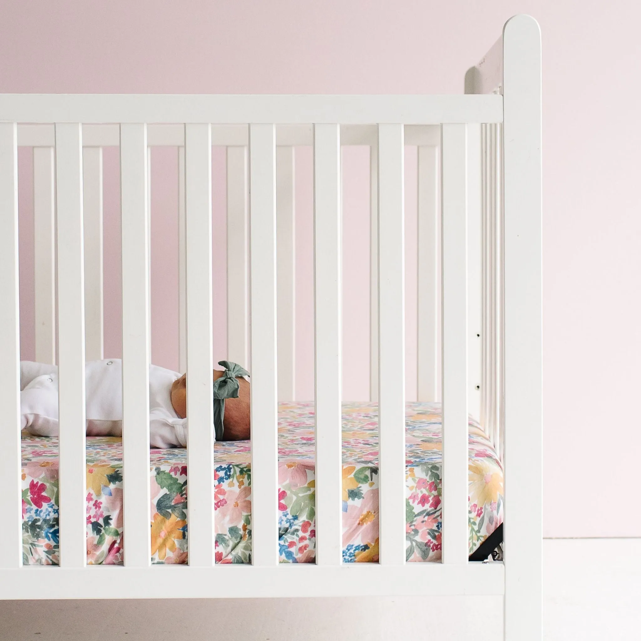 Premium Knit Fitted Crib Sheet - Lark