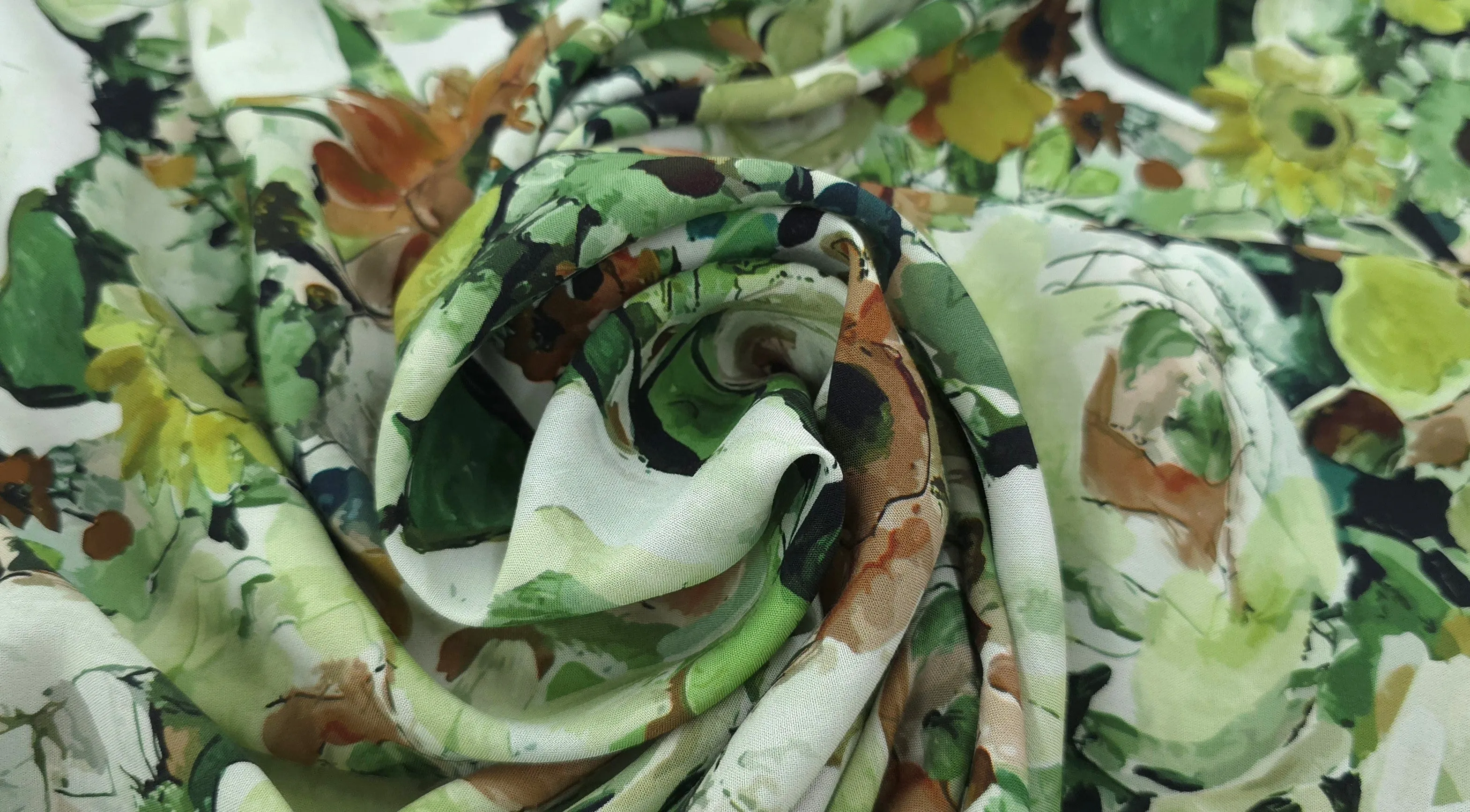 Printed Rayon Secret Garden