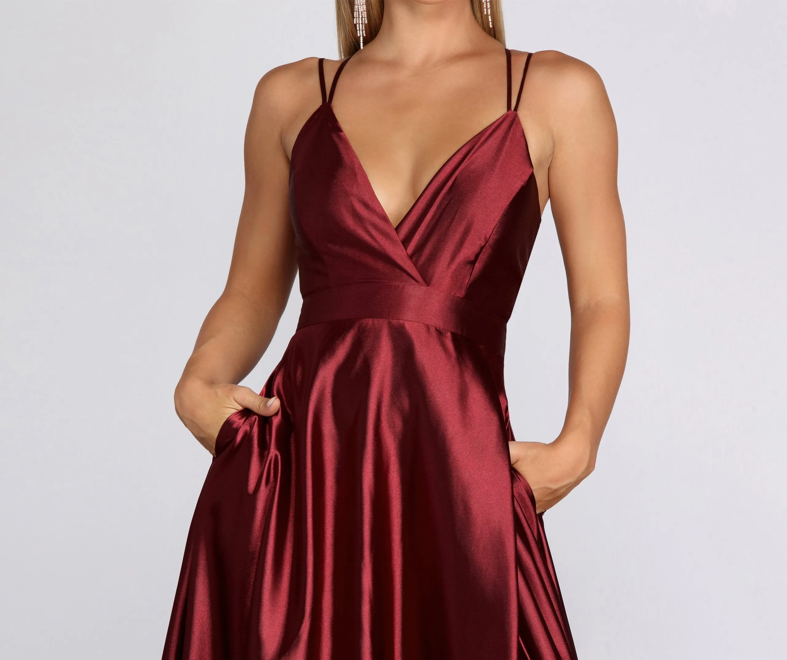 Priscilla Satin Stylish Evening Gown