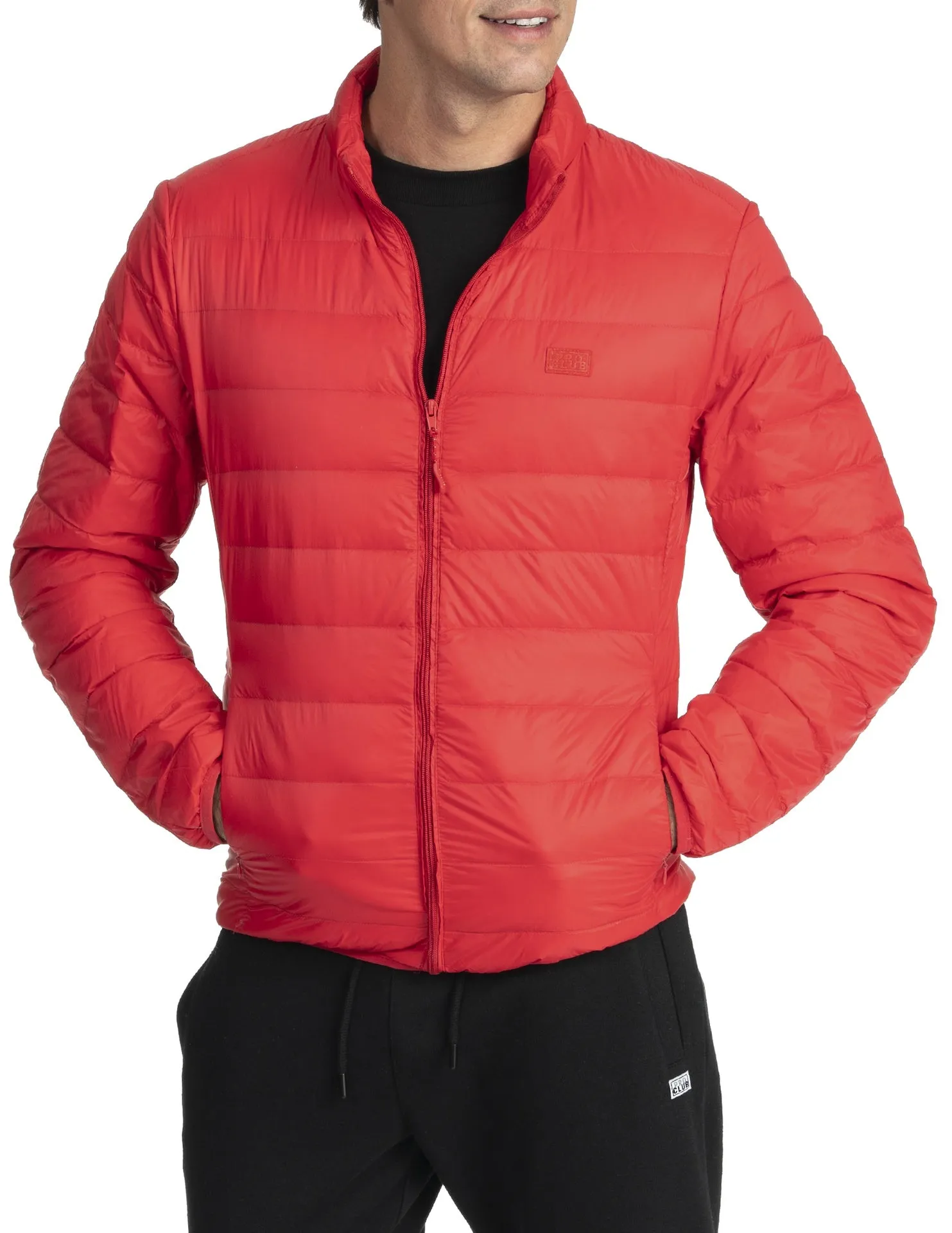 Pro Club Packable Lightweight Down Jacket - RED