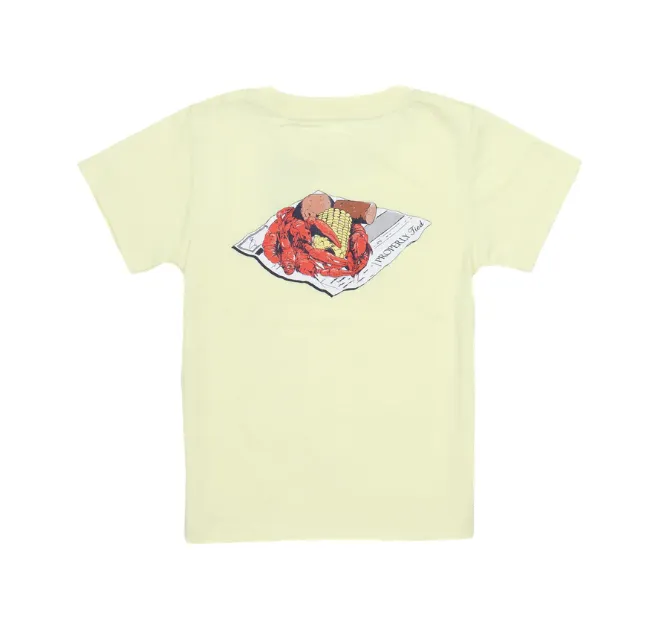 Properly Tied Boys Hot Off The Press SS - Light Yellow