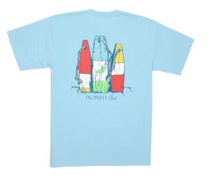 Properly Tied Boys Oh Buoy SS Tee - Powder Blue