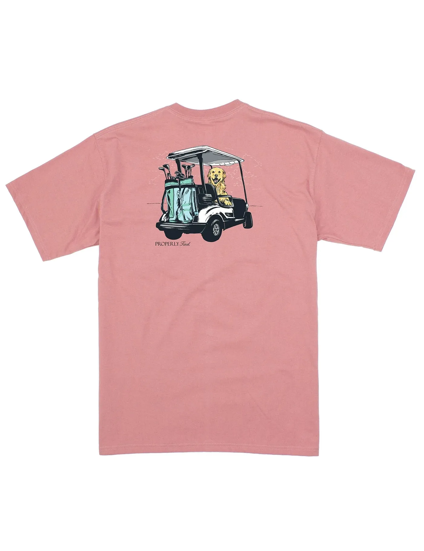 Properly Tied Boys Ruff Riding SS Tee - Salmon