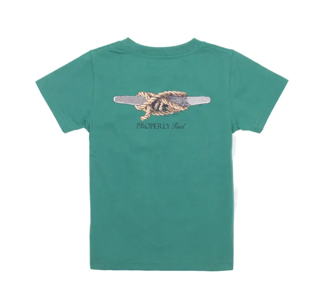 Properly Tied Boys Tied Off SS - Teal