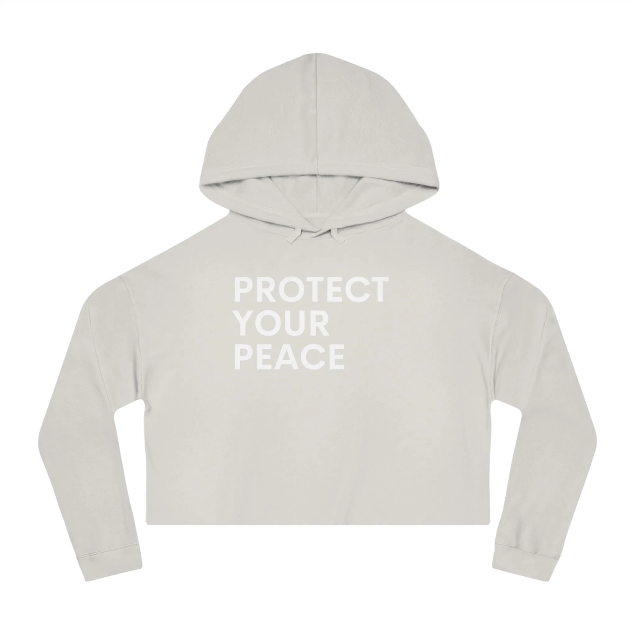 Protect Your Peace Cropped Hoodie