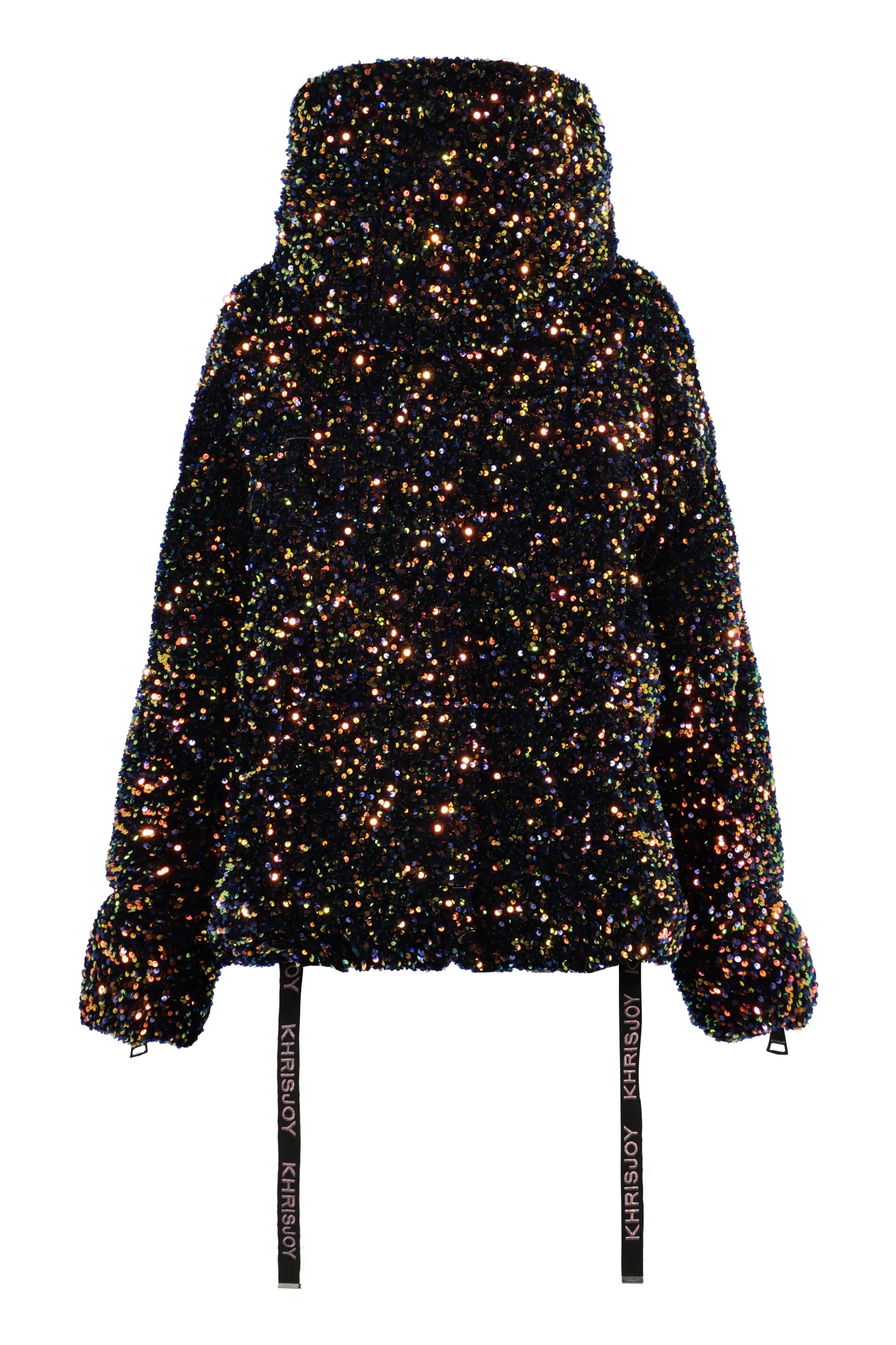 Puff Khris Scale hooded down jacket