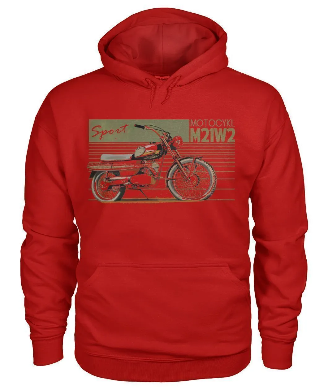 Pull Motor Master Motocycle M21w2 Sport Gildan Hoodie