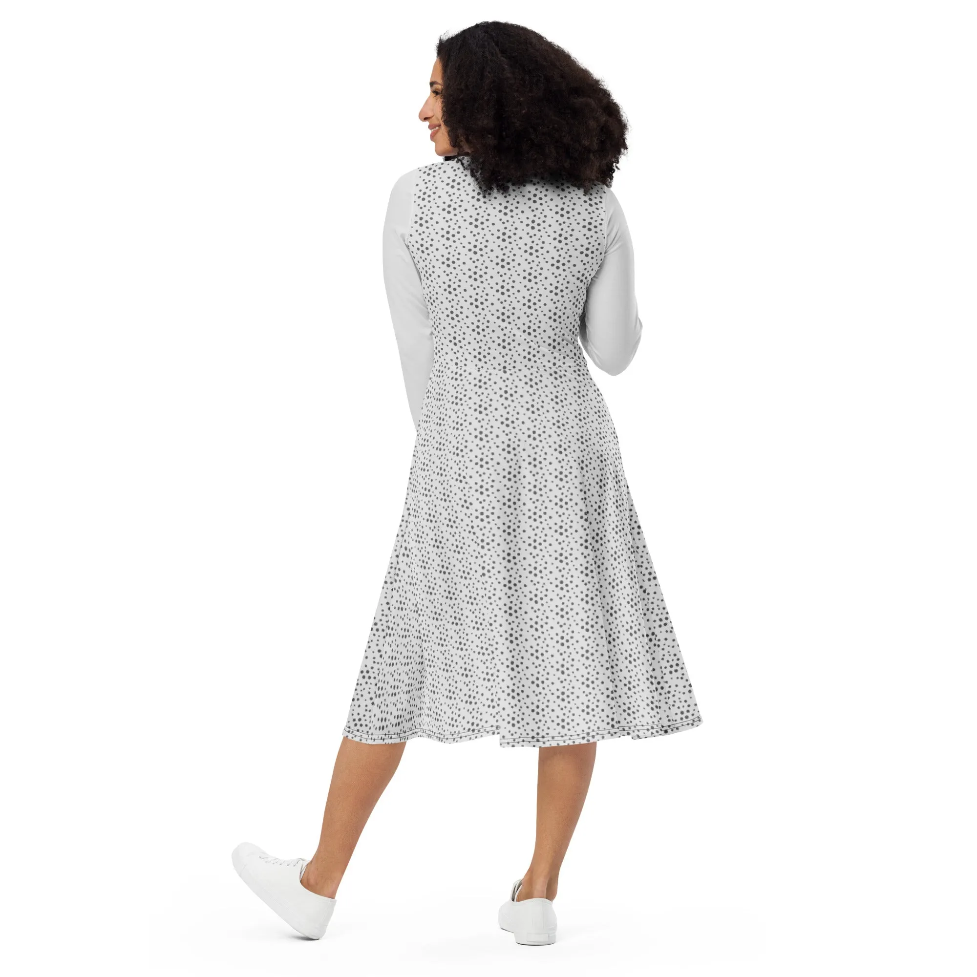 Quinn long sleeve midi dress