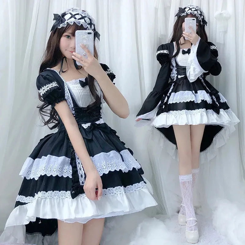 "LOLITA GOTH TUXEDO" MAID OUTFIT N030402
