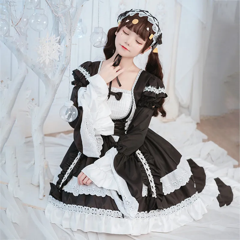 "LOLITA GOTH TUXEDO" MAID OUTFIT N030402