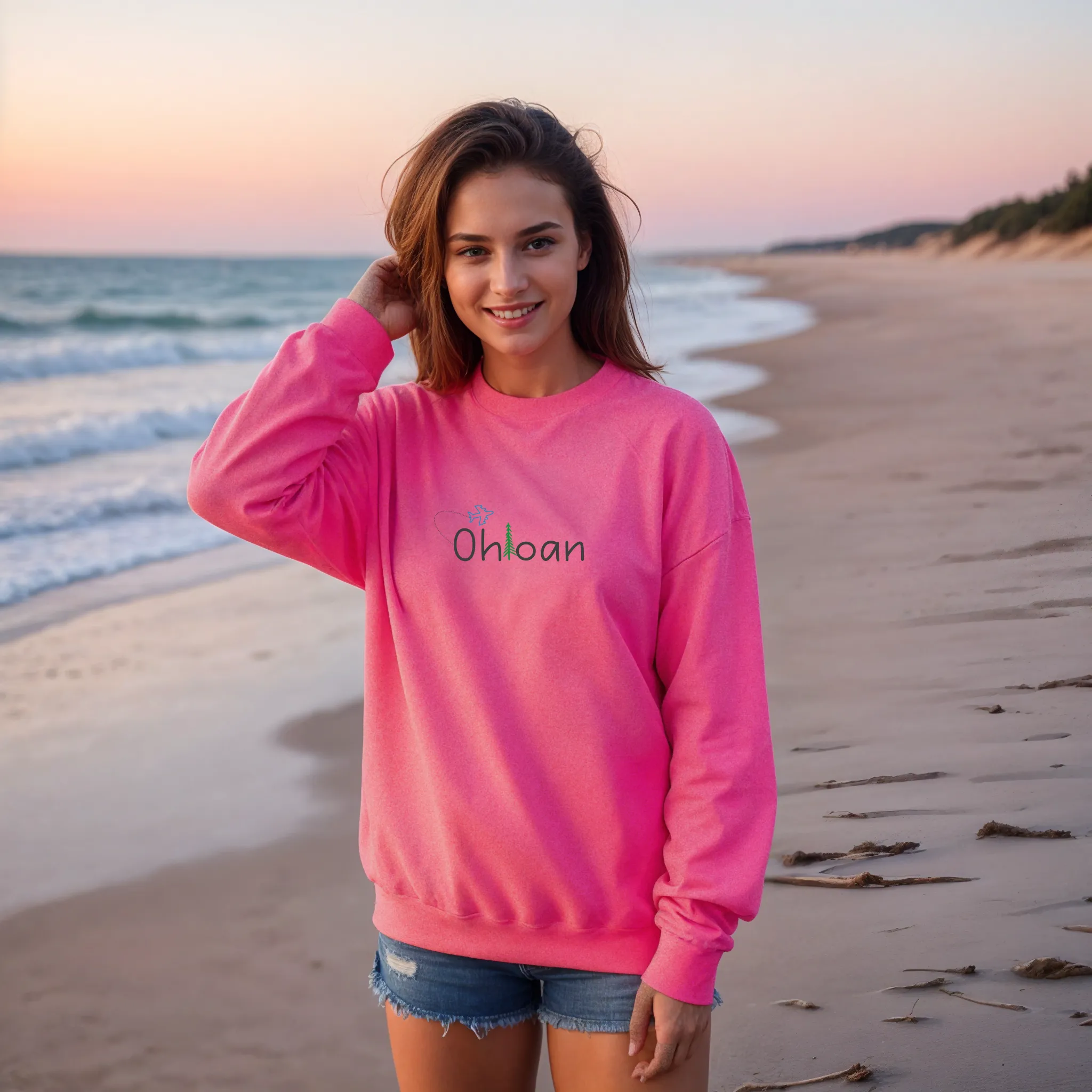 "Ohioan" Relaxed Fit Classic Crew Unisex Sweatshirt