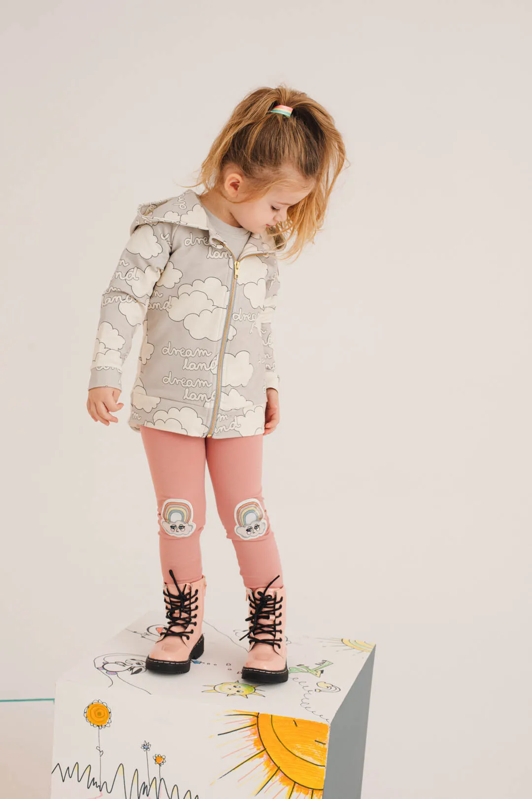 Rainbow Patch Leggings - LAST ONE! 7-8 years