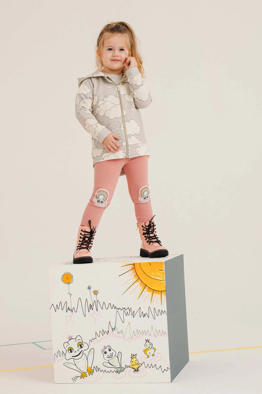 Rainbow Patch Leggings - LAST ONE! 7-8 years