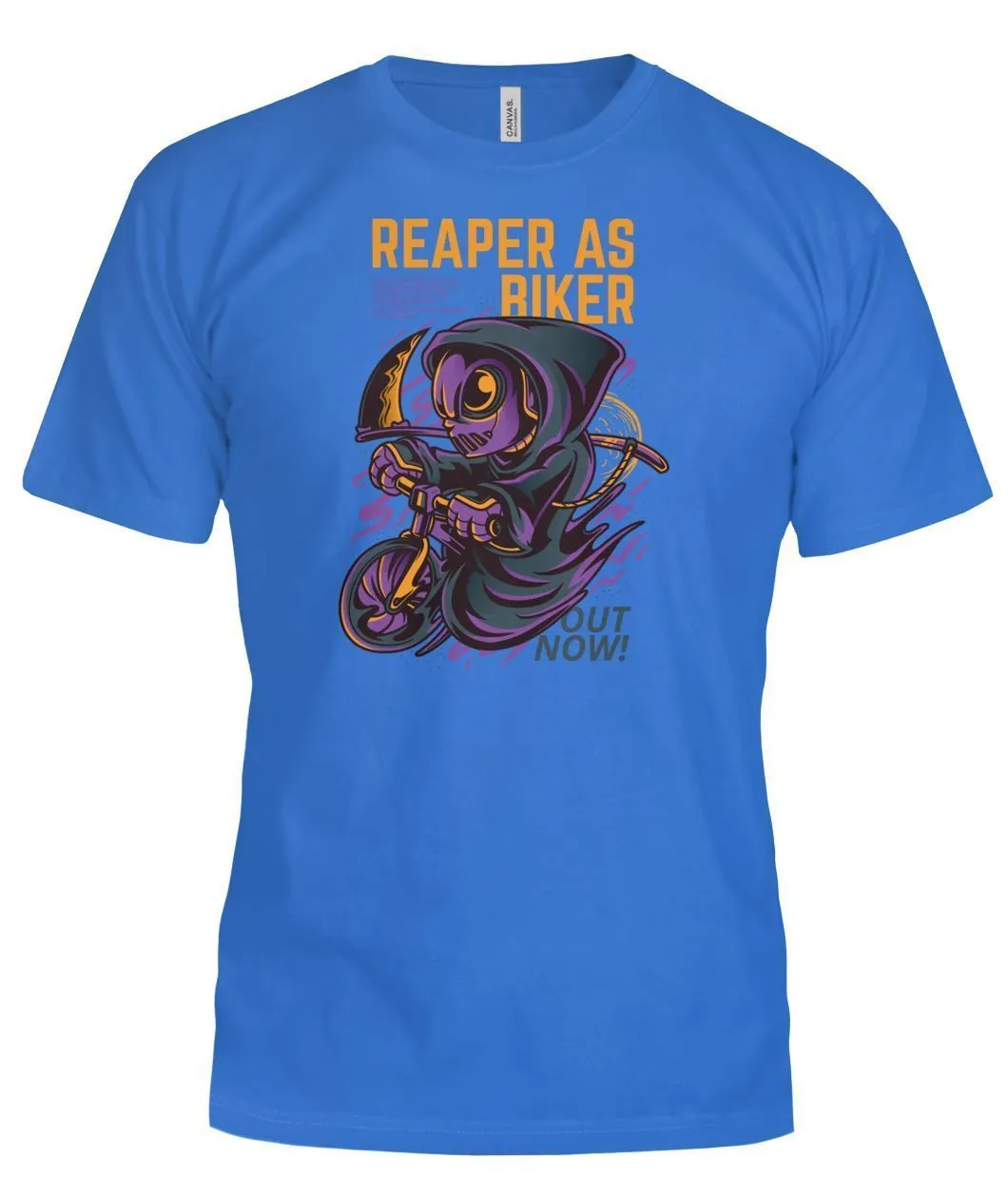 Reaper as Biker Bella Canvas Tee
