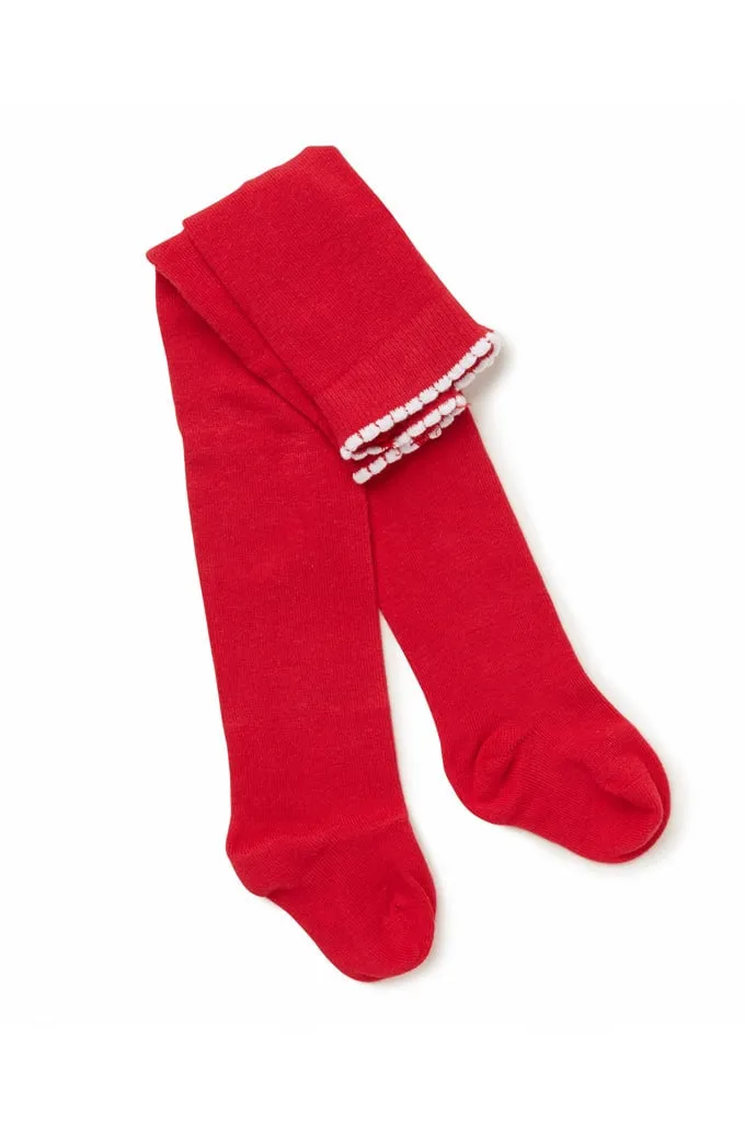 Red, Navy and White Tights 3 Pack