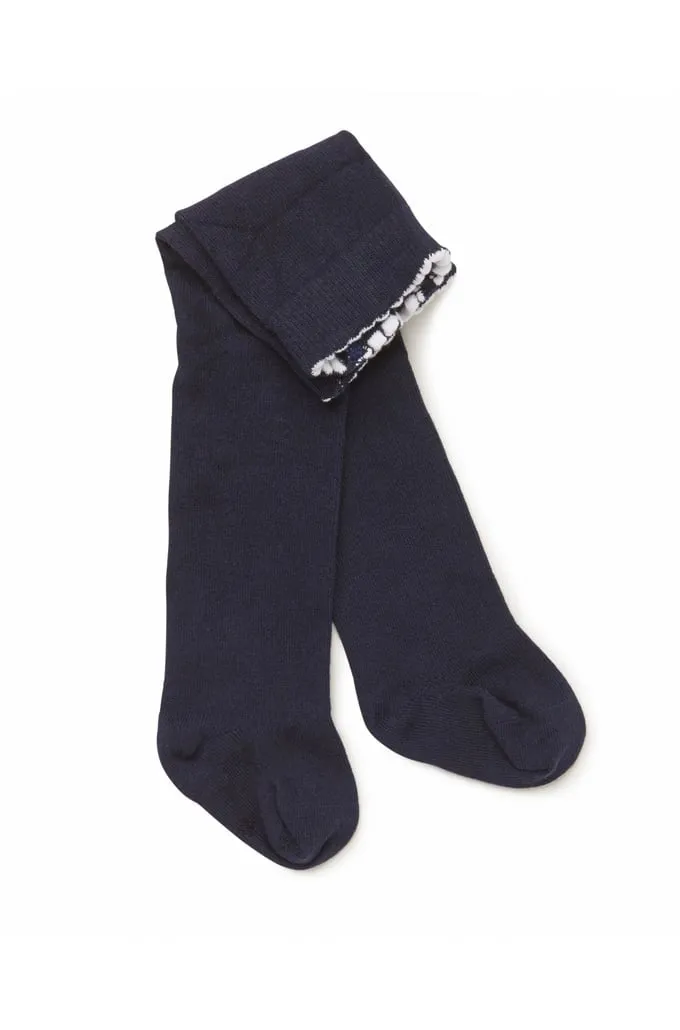 Red, Navy and White Tights 3 Pack