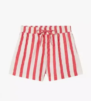 Red Striped Shorts