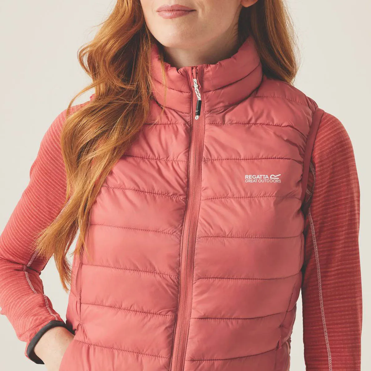 Regatta Womens Work Bodywarmer Gillet Waistcoat Mineral Red Lightweight Size 18