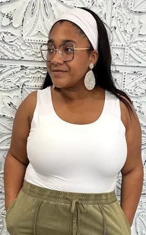 Reg/Curvy Reversible Butter Soft Round Neck Tank