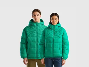 Regular Fit Padded Horizontal Quilting Jacket
