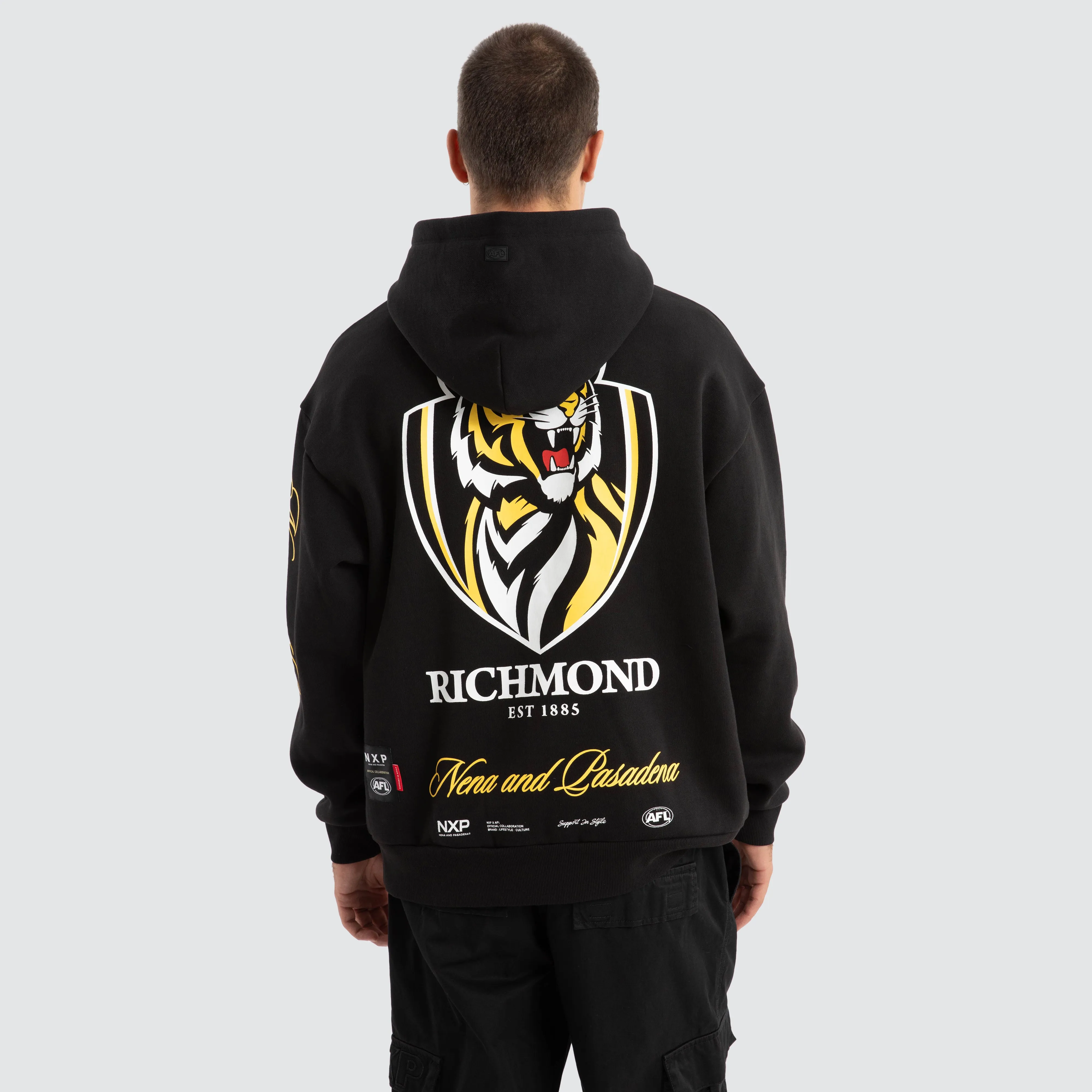 Richmond Tigers AFL Season Hoodie Jet Black