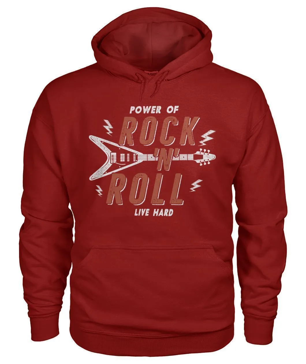 Rock N Roll Gildan Hoodie