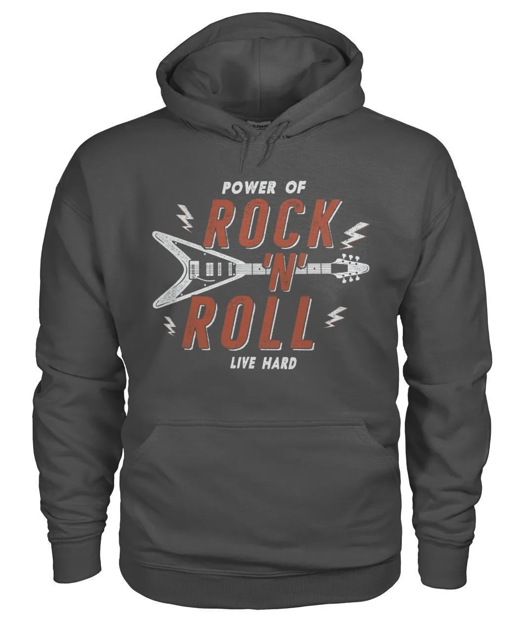 Rock N Roll Gildan Hoodie