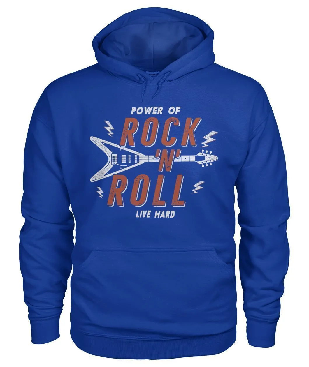 Rock N Roll Gildan Hoodie