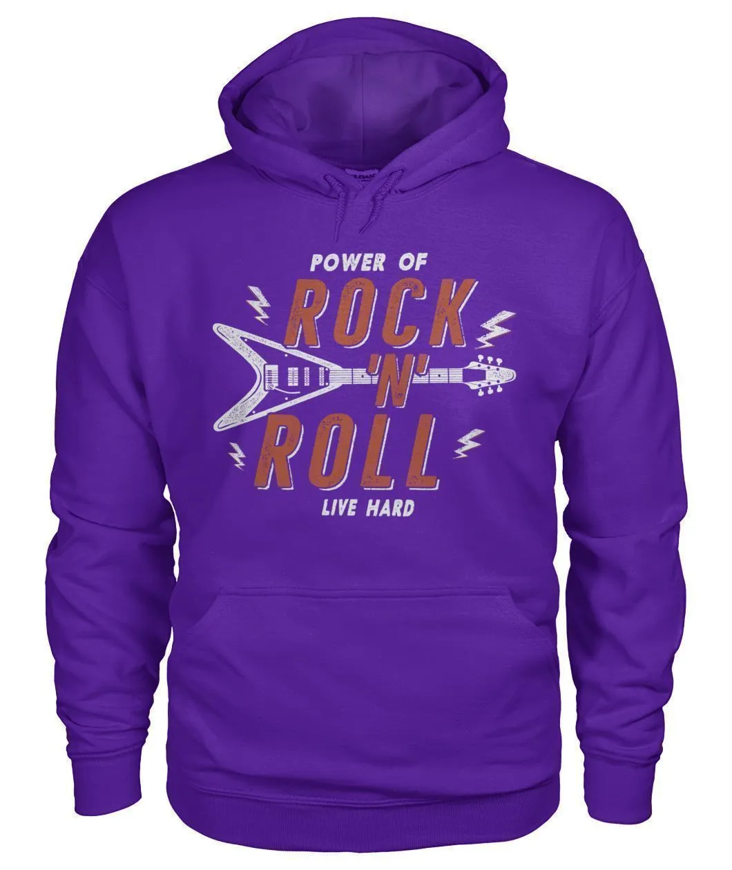 Rock N Roll Gildan Hoodie