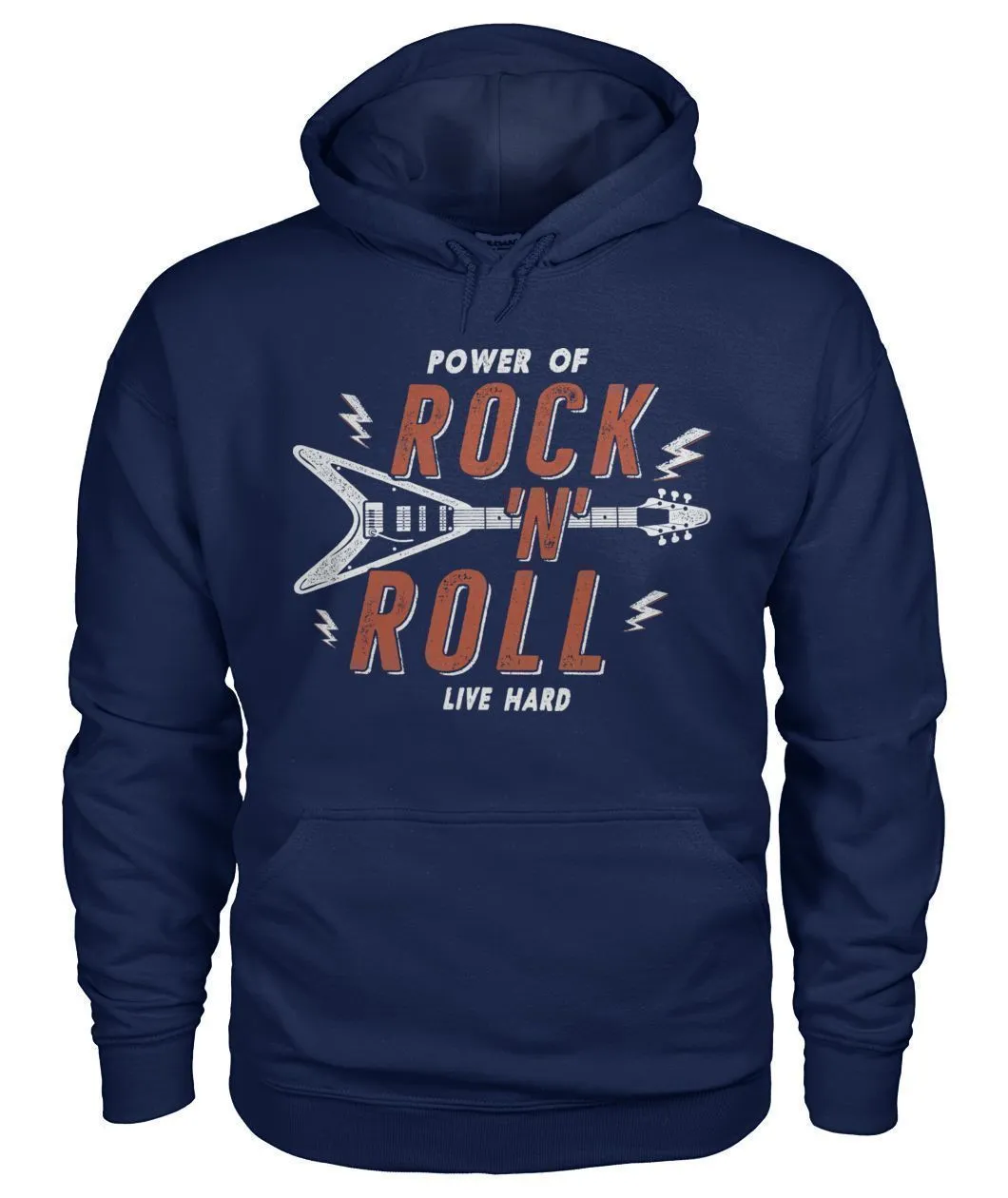 Rock N Roll Gildan Hoodie