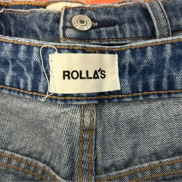 Rolla’s Dusters High Rise Slim Distressed Jean Shorts