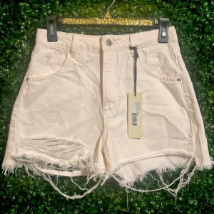 Rolla’s Dusters Shorts Layla White Size 26 Style# 13863 High Rise Slim NWT