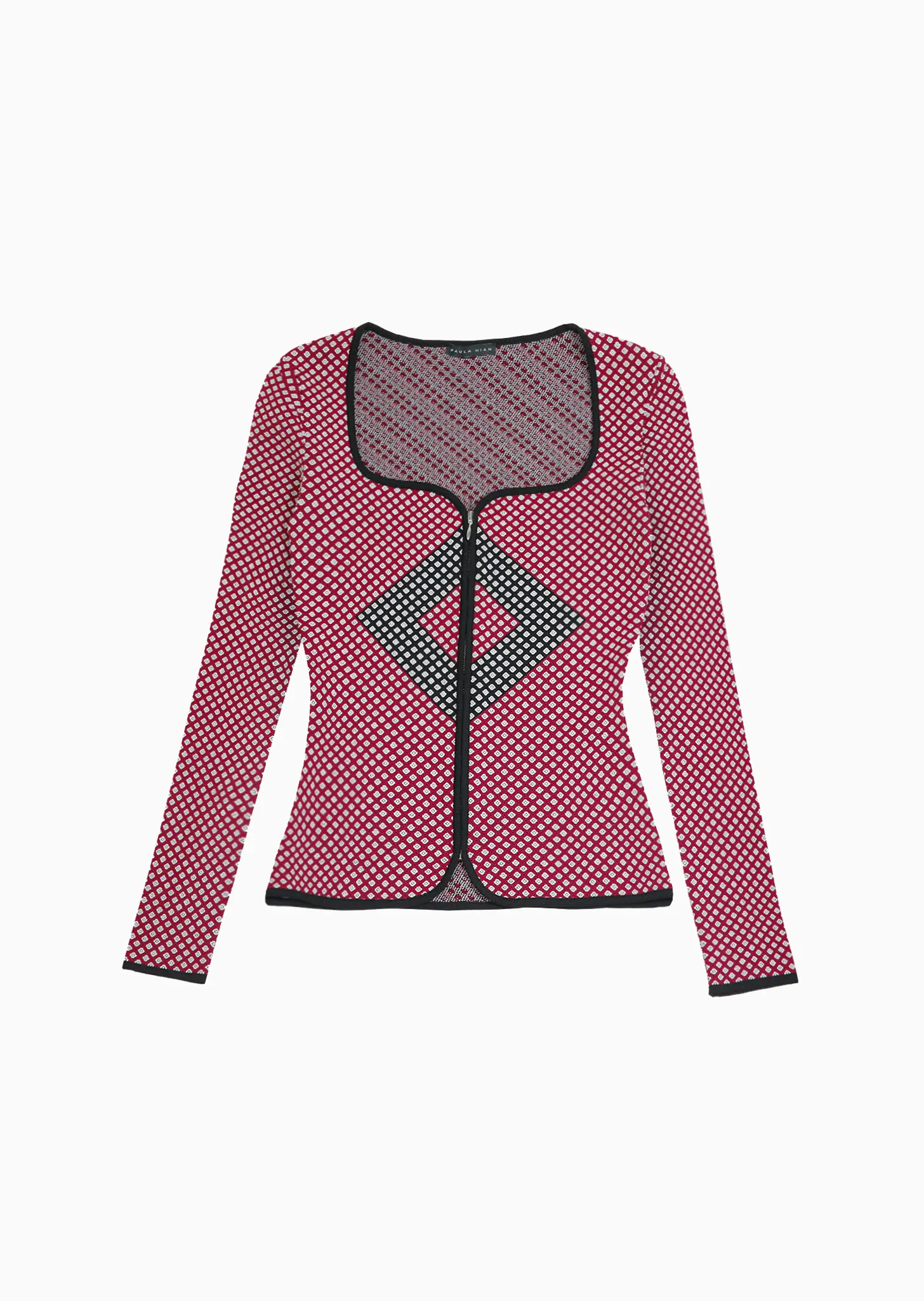 Sacha – Diamond Pattern Jacket