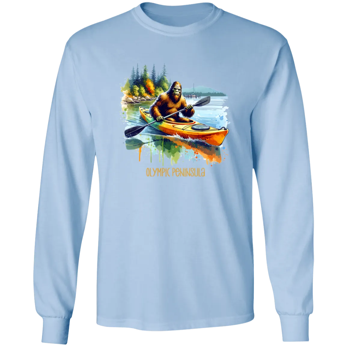 Sasquatch in Kayak - Olympic Peninsula T-shirts, Hoodies and Sweatshirts